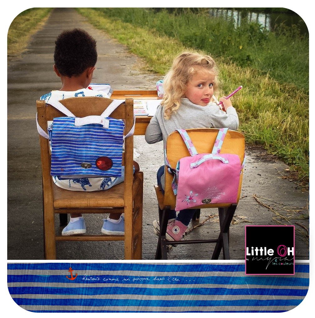 Cartable bleu-gris – Image 5