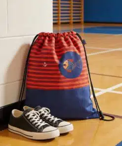 Sac à dos rouge-bleu