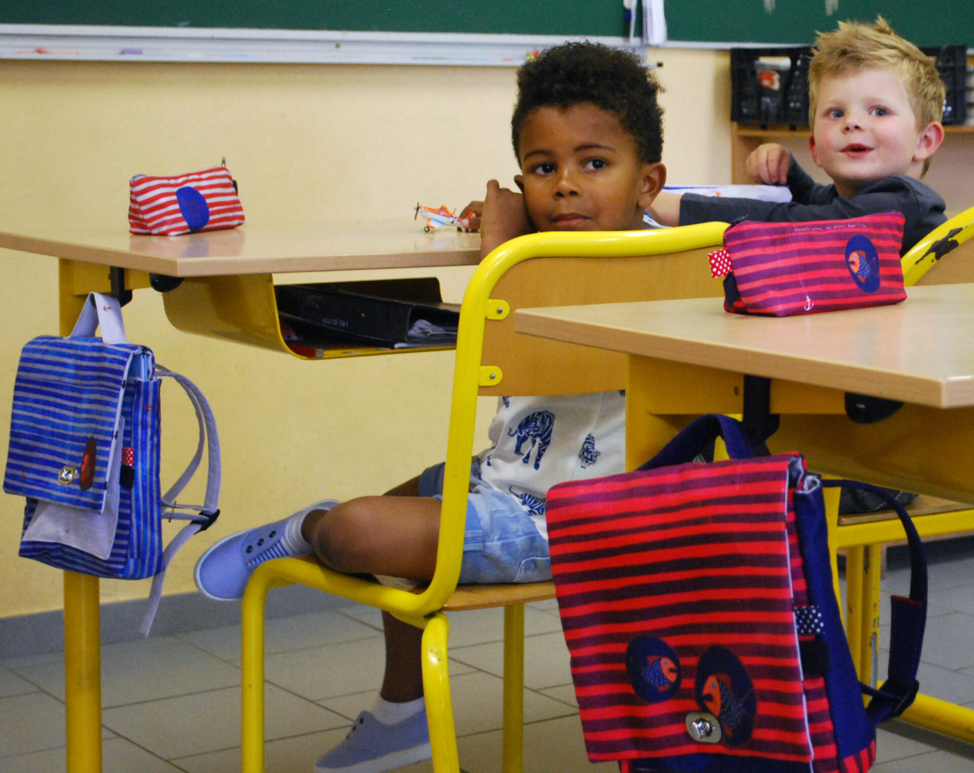 Cartable bleu-gris – Image 6