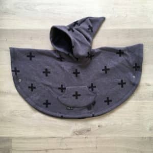 Poncho sweat 0-12 mois (ref. 458)
