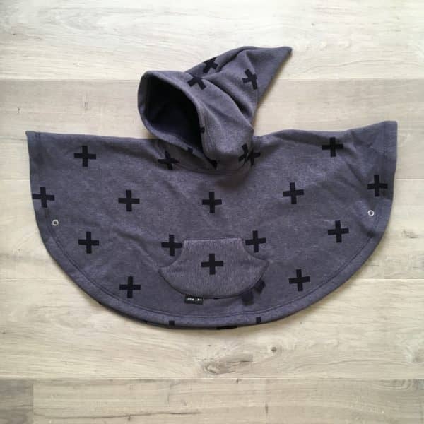 Poncho sweat 0-12 mois (ref. 458)