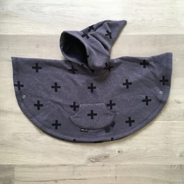 Poncho sweat 0-12 mois (ref. 458)