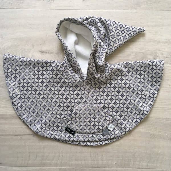 Poncho sweat 0-12 mois (ref. 494)