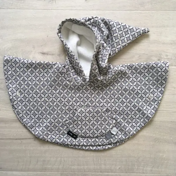 Poncho sweat 0-12 mois (ref. 494)