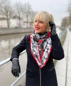 Alternative view of Foulard réf. 4521 - Follow your heart