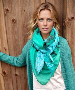 Alternative view of Foulard réf. 6530 - Papillon