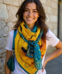 Foulard réf. 6534 - Papillon Surf