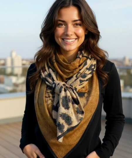 Echarpe 140x140 - Léopard II