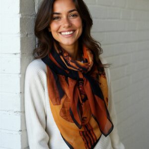 Alternative view of Foulard réf. 7691 - All you need is love