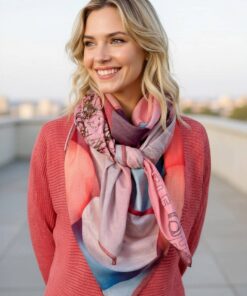 Alternative view of Foulard réf. 7692 - Beautiful cat