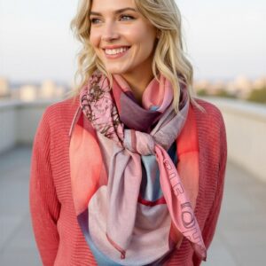 Alternative view of Foulard réf. 7692 - Beautiful cat