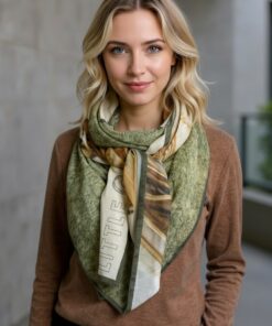 Foulard réf. 7832 - Fleurs séchées