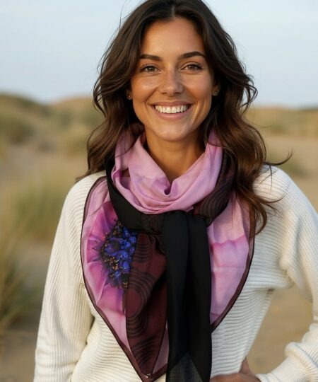 Alternative view of Foulard 140x140 - Colibri