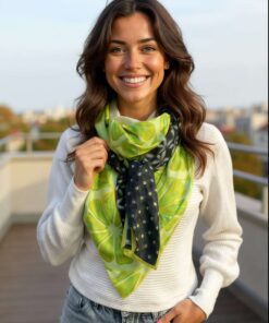 Foulard réf. 8186 - Citron vert