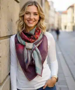 Foulard réf. 8283 - Reflets célestes