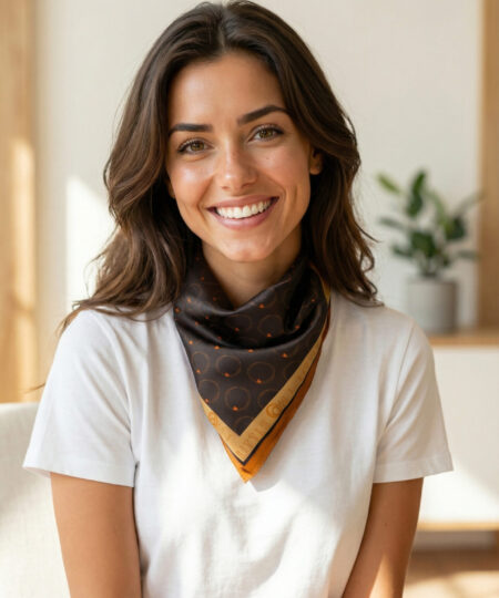 Foulard satin 70x70 - Romantic