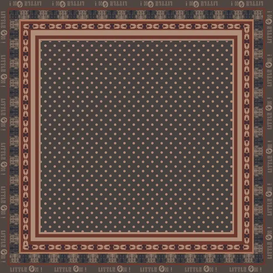 Foulard satin 70x70 - Ambre grisé – Image 4