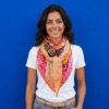 Foulard 140x140 - Panthère Rose