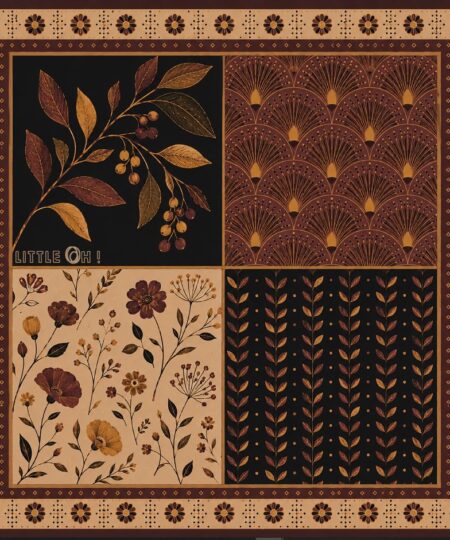 Foulard 140x140 - Sweet Moka – Image 3